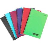 Mikasso Smart 40 Yaprak A4 Çizgili Defter Spiralli Sert Spiralli Çizgili 40 Yaprak Orta Boy Çok Renkli Okul
