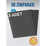 Mikasso SNN360 23X28 cm Su Zımparası Yumuşak Kağıt Sulu Kuru Zımpara 360 Kum (3 Adet)