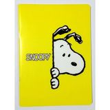 Mikasso Snoopy Defter Yumuşak Düz Çizgili 40 Yaprak Orta Boy Kahverengi Okul Defterleri A4 - Çok Renkli