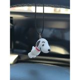 Mikasso Snoopy Mini Boy Araba Süsü - Dikiz Ayna Süsü Torpido Süsü - Çok Renkli
