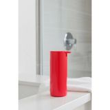 Mikasso Soft Pembe Şeffaf Akrilik Sıvı Sabunluk 250 ml Ahşap Altın - Çok Renkli