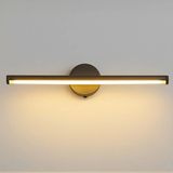 Mikasso Sök-Tak Günışığı Yapışkanlı Pilli LED Aplik 38CM Metal Siyah - Çok Renkli
