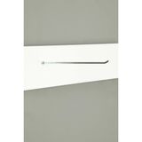 Mikasso Somunlu Kanca Raf ve Stant Kancası 10 Adet 15 cm Metal Beyaz Tr