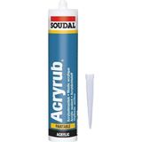 Mikasso Soudal Acryrub Silikonize Mastik 500 gr Beyaz