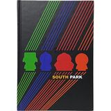 Mikasso South Park Silhoutte Sert Kapak Çizgili Defter Sert Düz Çizgili 96 Yaprak Orta Boy Siyah Konsept Def - Çok Renkli
