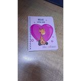 Mikasso Sözlü Not Defterleri Karton Spiralli Çizgili 50 Yaprak Küçük Boy Pembe Not Defteri A3 - Çok Renkli