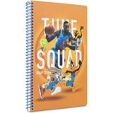 Mikasso Space Jam Lebron James Turuncu Defter Kareli 95 Yaprak Sert Spiralli Kareli 96 Yaprak Orta Boy Turun - Çok Renkli