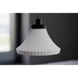 Mikasso Spiral Avize - Modern ve Sade Görünüm - Plastik 1 E27 Beyaz Salon / Oturma Odası - Çok Renkli