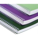 Mikasso Spiralli Defter Plastik Kapak A4 72 Yaprak Kareli 1 Adet Sert Spiralli Kareli 72 Yaprak Orta Boy Bey - Çok Renkli