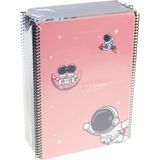 Mikasso Spiralli Karton Kapak Happiness Defter A4 80/4 "1 Adet Fiyatıdır" Sert Spiralli Çizgili Orta Boy Mav - Çok Renkli