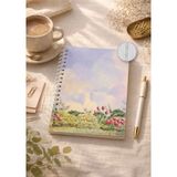 Mikasso Spiralli Sert Kapaklı Not Defteri - 17X24CM - Kareli 120 Yaprak Sert Spiralli Kareli 120 Yaprak Beli - Çok Renkli
