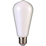 Mikasso ST64 6 Watt Günışığı Beyaz Soft Cam Rustik LED Edison Ampul Beyaz