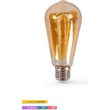 Mikasso ST64 Rustik LED Ampul 2700K Sarı Işık 360LM 220-240V 4W E27