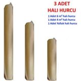 Mikasso Std Halı Kılıfı Tela Kumaş Bağcıklı 3 Adet Halı Hurcu, 6m2 - 4m2 -Yolluk Için Uygundur Klasik Belirt
