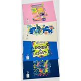 Mikasso Stitch Resim Defteri (1ADET) Karton Spiralli Çizgisiz Orta Boy Çok Renkli Resim Defterleri A3 15 Yap