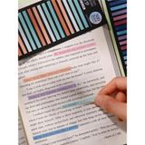 Mikasso Storesellm Sticky Notes Şeffaf Renkli Yapışkan Postit Not Kağıdı Etiketi Kısa Şeritler (Renk 2) 117 - Çok Renkli