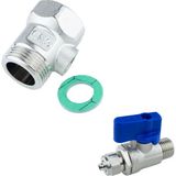Mikasso Su Arıtma Cihazı 3/4 Çamaşır Hat Alma ve Küresel Vana 2'li Set Filtre Set - Çok Renkli
