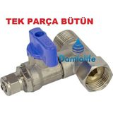 Mikasso Su Arıtma Cihazı 3/8 Combo Hat Alma Bağlantı 1/4 Mini Vana - Çok Renkli