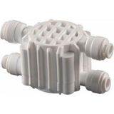 Mikasso Su Arıtma Cihazı 6mm Shut Off Valf 4 Yollu Quick Vana Şatof Uyumlu - Çok Renkli