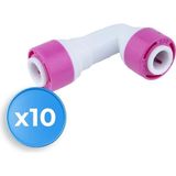 Mikasso Su Arıtma Cihazı Dirsek Çekvalf (Check Valve) 10 Adet - Çok Renkli