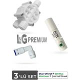 Mikasso Su Arıtma Cihazı Için Yenileme Kiti (Quick Check Valve-Shut Off-Flow) Su Basınç Düşürücü - Çok Renkli