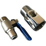 Mikasso Su Arıtma Metal Hat Alma Aparatı 1/2'' + Küresel Vana 6 mm - Çok Renkli