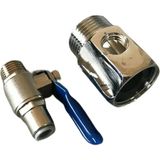 Mikasso Su Arıtma Metal Hat Alma Aparatı 3/4'' + Küresel Vana 6 mm - Çok Renkli
