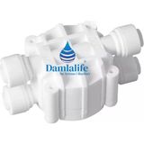 Mikasso Su Arıtma Shut Off Valf 4 Dört Yollu Şatof Vana Quick 1/4 Inç - Çok Renkli