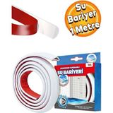 Mikasso Su Bariyeri Kapı Altı Sızdırmaz Su Tutucu Yapışkanlı Silikon Bant Izolasyon Yalıtım Bandı (1 Metre)
