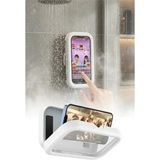 Mikasso Su Geçirmez Duvar Tipi Telefon Tutucu Banyo Telefon Kılıfı Dokunmatik Ekranlı Telefon Standı Mutfak - Çok Renkli