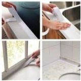 Mikasso Su Sızdırmaz Geçirmez Bant Lavabo Küvet Kenar Bandı Küvet Duş 3,2 M x 38
