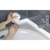Mikasso Su Sızdırmazlık Bandı Sızdırmaz Bant Banyo Mutfak Lavabo Küvet Duş Teknesi Kenar Bandı (3.2M)