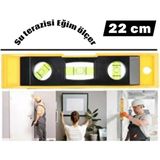 Mikasso Su Terazisi Mini Eğim Tahta Duvar Ölçen Terazi Çok Amaçlı Ölçüm 22CM Yüzey Ölçümü Diğer