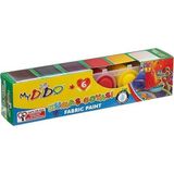 Mikasso Südor Mydido Kumaş Boya Set 6 * 22ML Beyaz - Çok Renkli