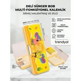 Mikasso Sünger Bob Fonksiyonlu Kalemlik 23.5 x 8x 2.8 cm Plastik Sarı - Çok Renkli