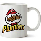 Mikasso Super Mario Pringles Mario Iki Tarafı Baskılı Kupa Bardak Seramik Beyaz Ürünün Kullanım Ömrünü Korum - Çok Renkli