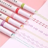 Mikasso Süslü Serit Desen Kalem Set Çok Renkli