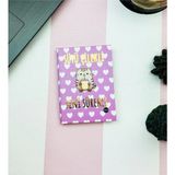 Mikasso Sütü Çilekli V2 Tasarımlı Sert Kapaklı Mini Defter Sert Düz Orta Boy Çok Renkli Okul Defterleri Beli