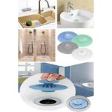 Mikasso Süzgeç Küvet Lavabo Banyo Süzgeci Gider Tıkacı Tıkaç Evye Tıpa Deri