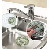 Mikasso Süzgeçli Silikon Lavabo ve Küvet Tıkacı Yuvarlak Lavabo Tıkacı Süzgeç Banyo Tıpa Banyo Süzgeç Siliko