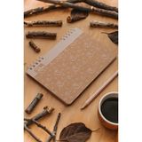 Mikasso Swan Kraft Kareli Defter 17X24 Sert Spiralli Kareli 96 Yaprak Büyük Boy Kahverengi Belirtilmemiş A4 - Çok Renkli