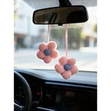 Mikasso Sweet Bloom Araç Dikiz Aynası Süsü - Araç Içi Aksesuar - Pembe - Çok Renkli