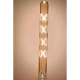 Mikasso T300 Rustik LED Ampul 8W E27 Duy 2200K Amber Cam Dekoratif Vintage Aydınlatma 30 cm - Çok Renkli