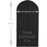 Mikasso Takım Elbise Kılıfı Gamboç 60X100 Siyah Tela Nonvoven Tela Siyah