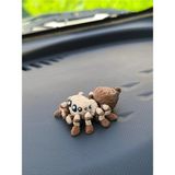 Mikasso Tarantula Örümcek Araba Süsü 3D Hareketli - Dikiz Ayna Torpido Süsü - Çok Renkli