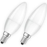 Mikasso Tasarruflu LED 5=28 Watt Beyaz Işıklı 2 Adet Mum Ampul Avize Abajur Lambası E14 Ince Duylu - Çok Renkli