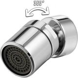 Mikasso Tasarruflu Musluk Başlığı 360 Derece Hareketli Metal Mutfak Batarya Ucu Perlatör Iç Dişli 0-10 cm Kr