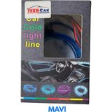 Mikasso Teamcar 2m Ip Neon LED Araç Içi Aydınlatma Torpido Trim LED Mavi Renk - Çok Renkli