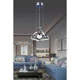 Mikasso Tek Toplu Çiçek LED Avize, Salon Avizesi ve Oturma Odası Avize Alüminyum 1 E27 Bej Salon / Oturma Od - Çok Renkli