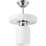 Mikasso Tekli Modern Spor Model Yuvarlak Tepsi Beyaz Avize Metal 1 E27 Beyaz Salon / Oturma Odası - Çok Renkli